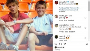 穆勒社媒晒少年时代造访圣西罗照片：圣西罗回忆⚽️